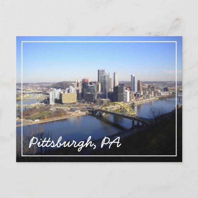 Carte Postale Pittsburgh, PA (Devant)