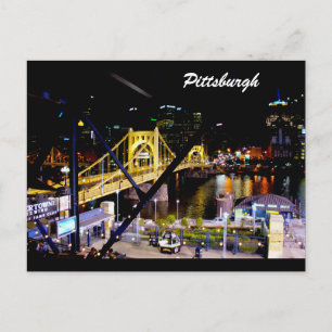 Carte Postale -Pittsburgh, PA-Bridge-Photo-Carte Postale