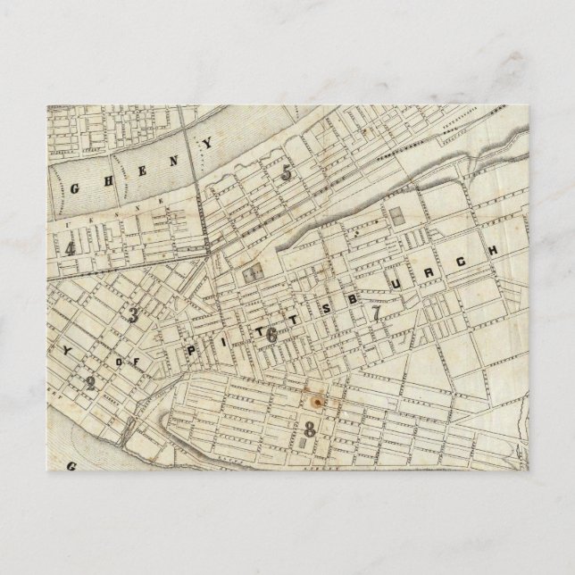 Carte Postale Pittsburgh, Pennsylvanie (Devant)