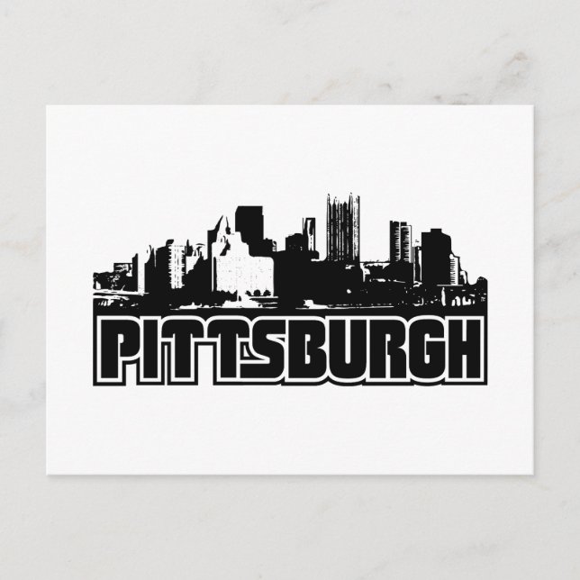 Carte Postale Pittsburgh Skyline (Devant)