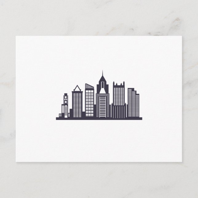 Carte Postale Pittsburgh Skyline (Devant)