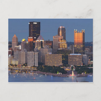 Carte Postale Pittsburgh Skyline à Dusk