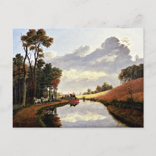 Carte Postale Pittsford sur le tableau du canal Erie (Devant)