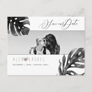 Carte Postale PixDezines Aquarelle Noir+Blanc, Enregistrer la da