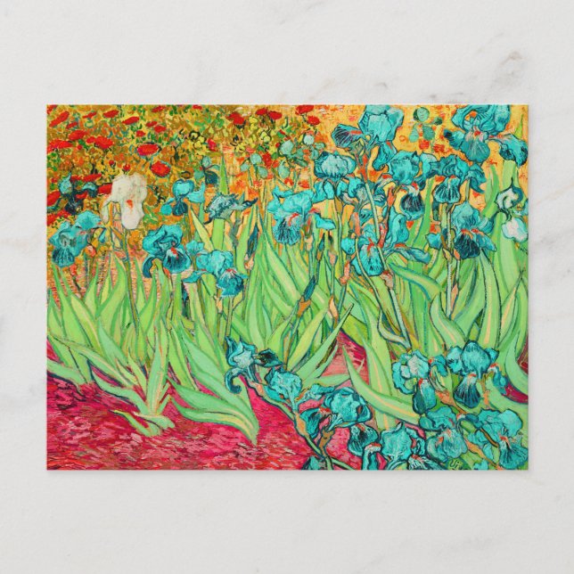 Carte Postale PixDezines Van Gogh iris/st. remy (Devant)