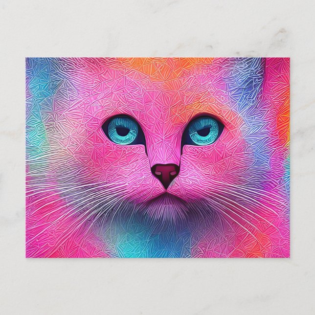 Carte Postale "Pixie" les yeux bleus (Devant)