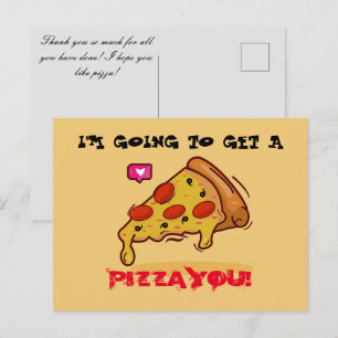 Carte postale Pizza