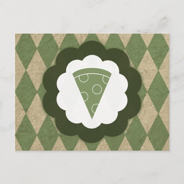 Carte Postale pizza (Devant)
