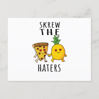 Carte Postale Pizza Hawaii Pineapple Pizza Food