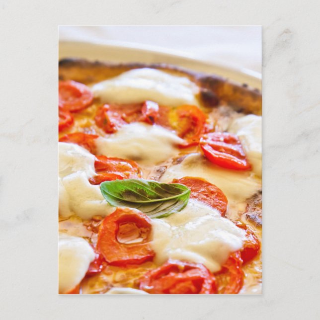 Carte Postale Pizza Margherita (Devant)