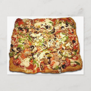CARTE POSTALE PIZZA PIE SICILIENNE