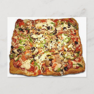 CARTE POSTALE PIZZA PIE SICILIENNE