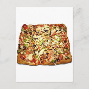 CARTE POSTALE PIZZA PIE SICILIENNE