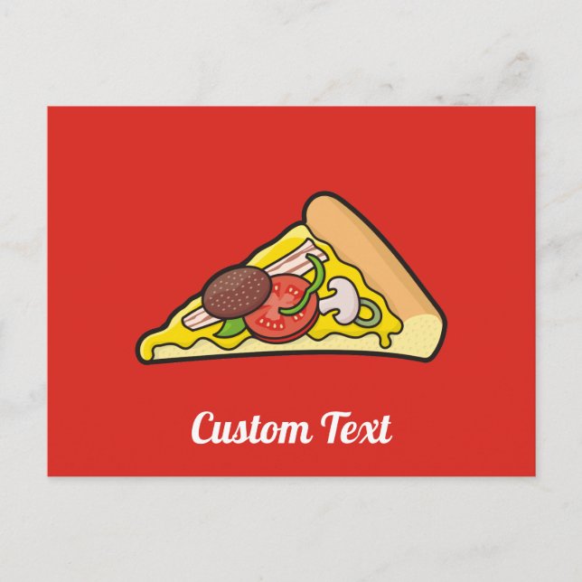 Carte postale Pizza slice (Devant)