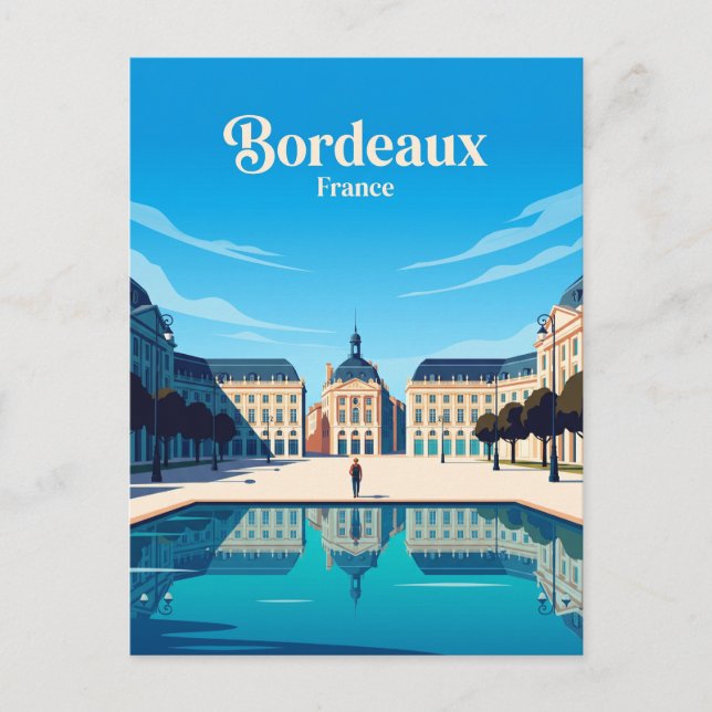 Carte Postale Place de la Bourse France se traduit en anglais pa (Devant)