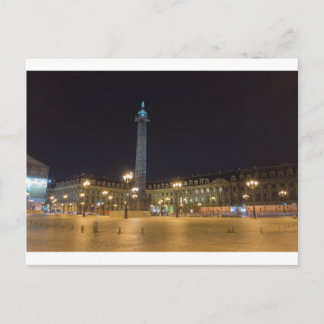 Carte Postale Place de la concorde à Paris la nuit