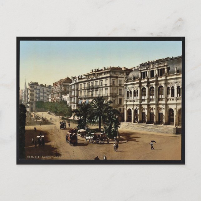 Carte Postale Place de la République, Alger, Algérie classique P (Devant)