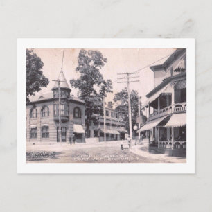 Carte Postale Place De L'Hôtel, Port Jefferson, Long Island NY V