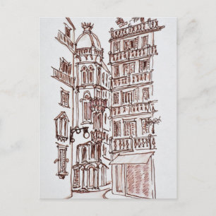 Carte Postale Place de Manises dans la vieille ville   Valence, 