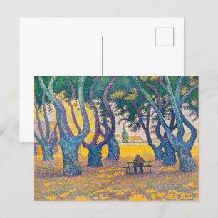 Carte Postale Place des Lices, St Tropez   Paul Signac  