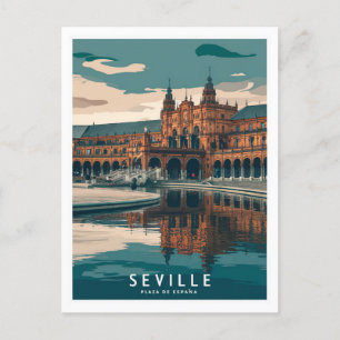 Carte Postale Place d'Espagne de Séville