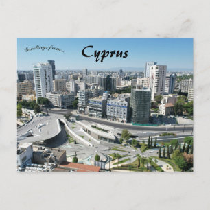 Carte Postale Place Eleftheria à Nicosia Chypre