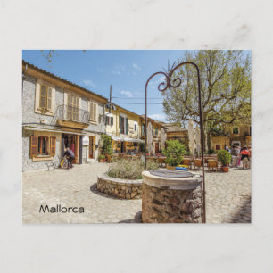 Carte Postale place postale de valldemossa en la isla de Mallorc
