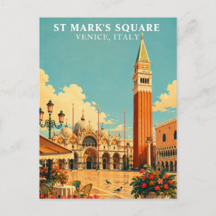 Carte Postale Place Saint-Marc Venise Italie Piazza San Marco