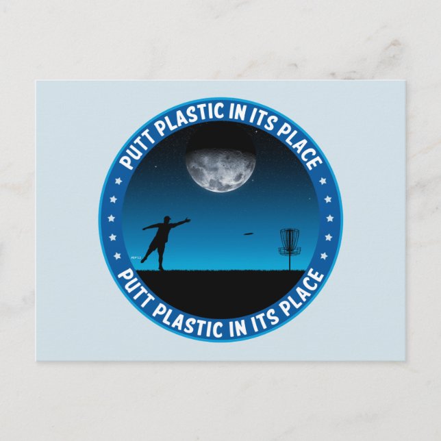 Carte Postale Placer Le Plastique À Sa Place #8 (Devant)