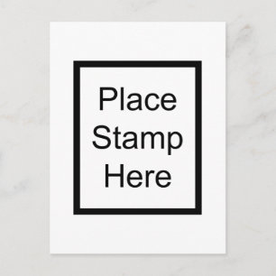 Carte Postale Placer le timbre ici