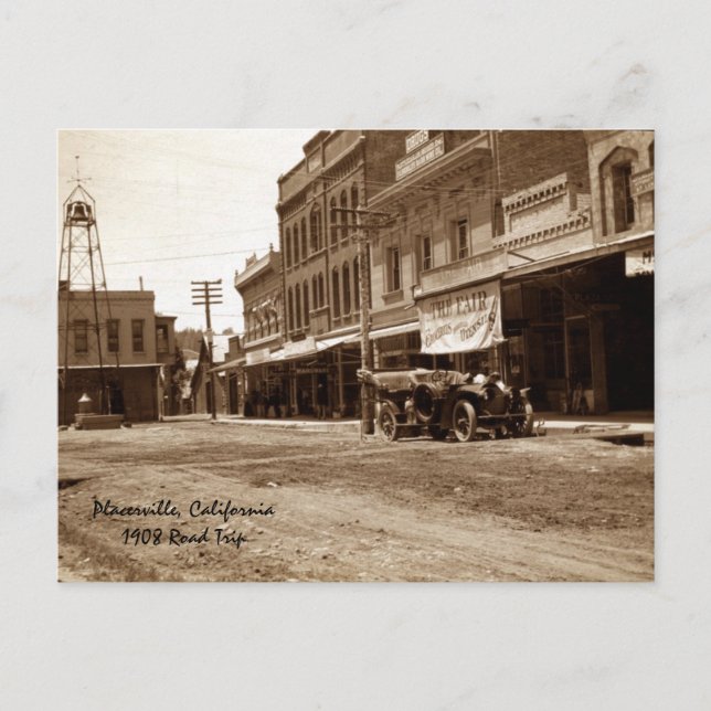 Carte Postale Placerville (Devant)