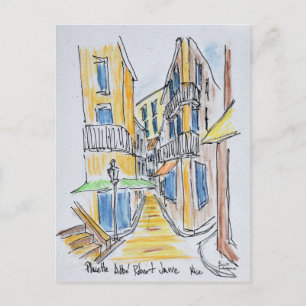 Carte Postale Placette Abbe Robert Jarred Vieux Nice, France