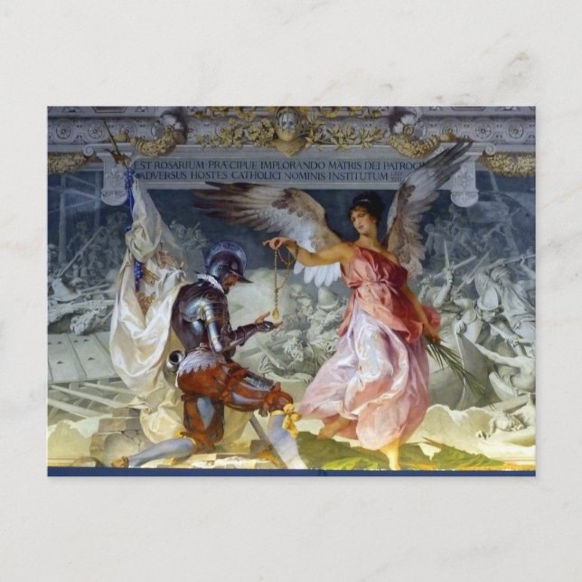 Carte Postale Plafond au musée du Vatican (Devant)
