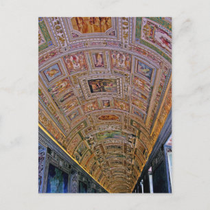 Carte Postale Plafond dans le couloir menant à la chapelle Sixti