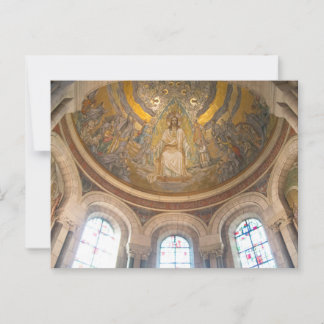Carte Postale Plafond mosaïque de la basilique du Sacré-Coeur