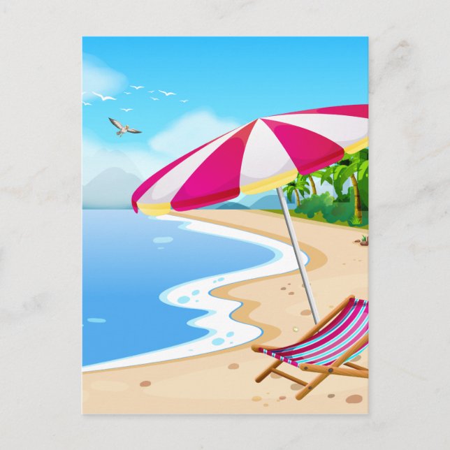 Carte Postale Plage (Devant)
