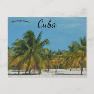 Carte Postale Plage à Cuba