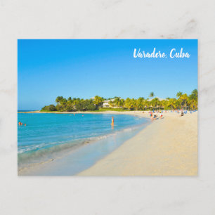 Carte Postale Plage à Vardero, Cuba