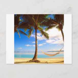 Carte Postale Plage Aitutaki Îles Cook