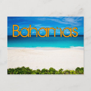 Carte Postale Plage bahaméenne