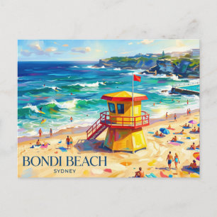 Carte Postale Plage Bondi Australie