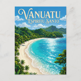 Carte Postale Plage Champagne Vanuatu