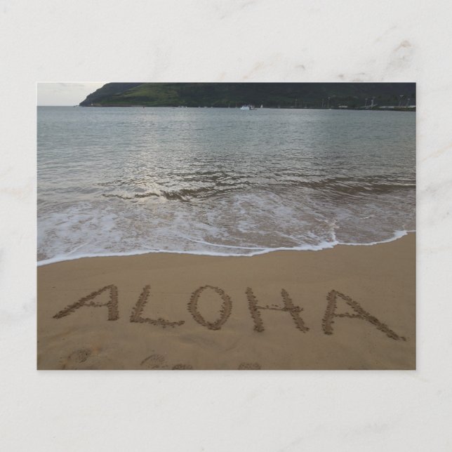 Carte Postale Plage d'Aloha Kauai à Lihue (Devant)