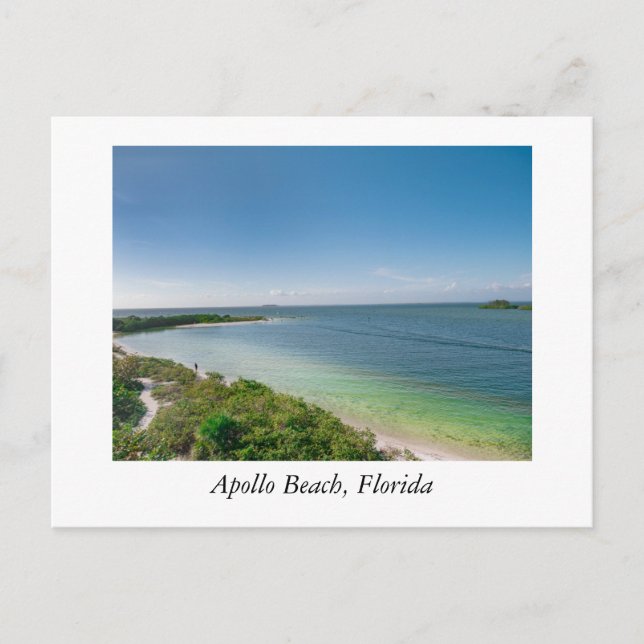 Carte Postale Plage d'Apollo et golfe du Mexique (Devant)
