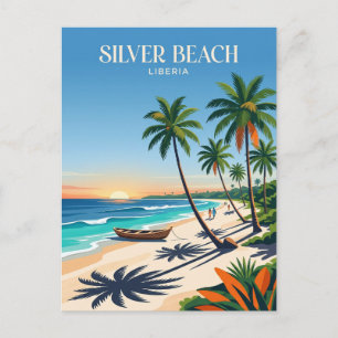 Carte Postale Plage d'Argent Liberia