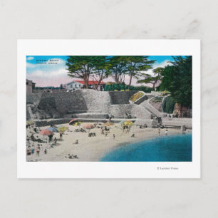 Carte Postale Plage de bain à Pacific Grove