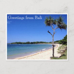 Carte Postale plage de bali