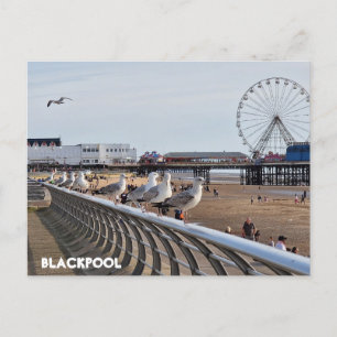 Carte Postale Plage de Blackpool
