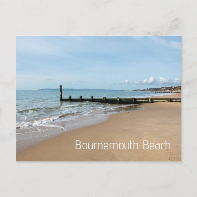 Carte Postale Plage de Bournemouth (Devant)