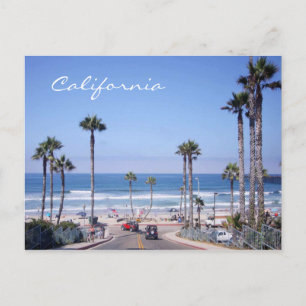 Carte Postale Plage de Californie classique